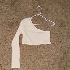White one sleeve top